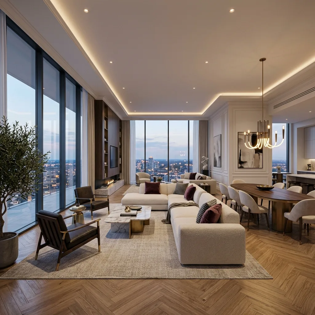 3 BHK Premiere Layout Render