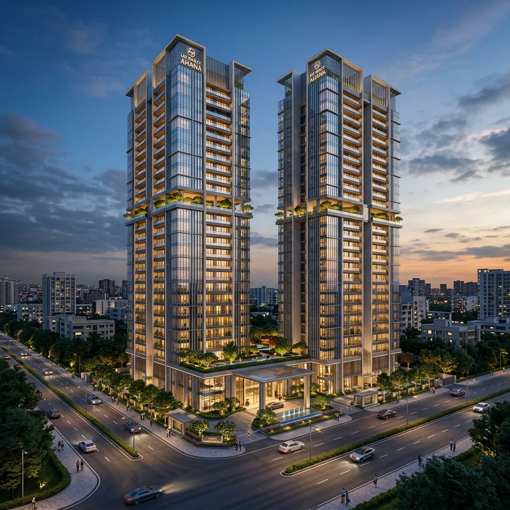 4 BHK Platina Tower B Luxury Render